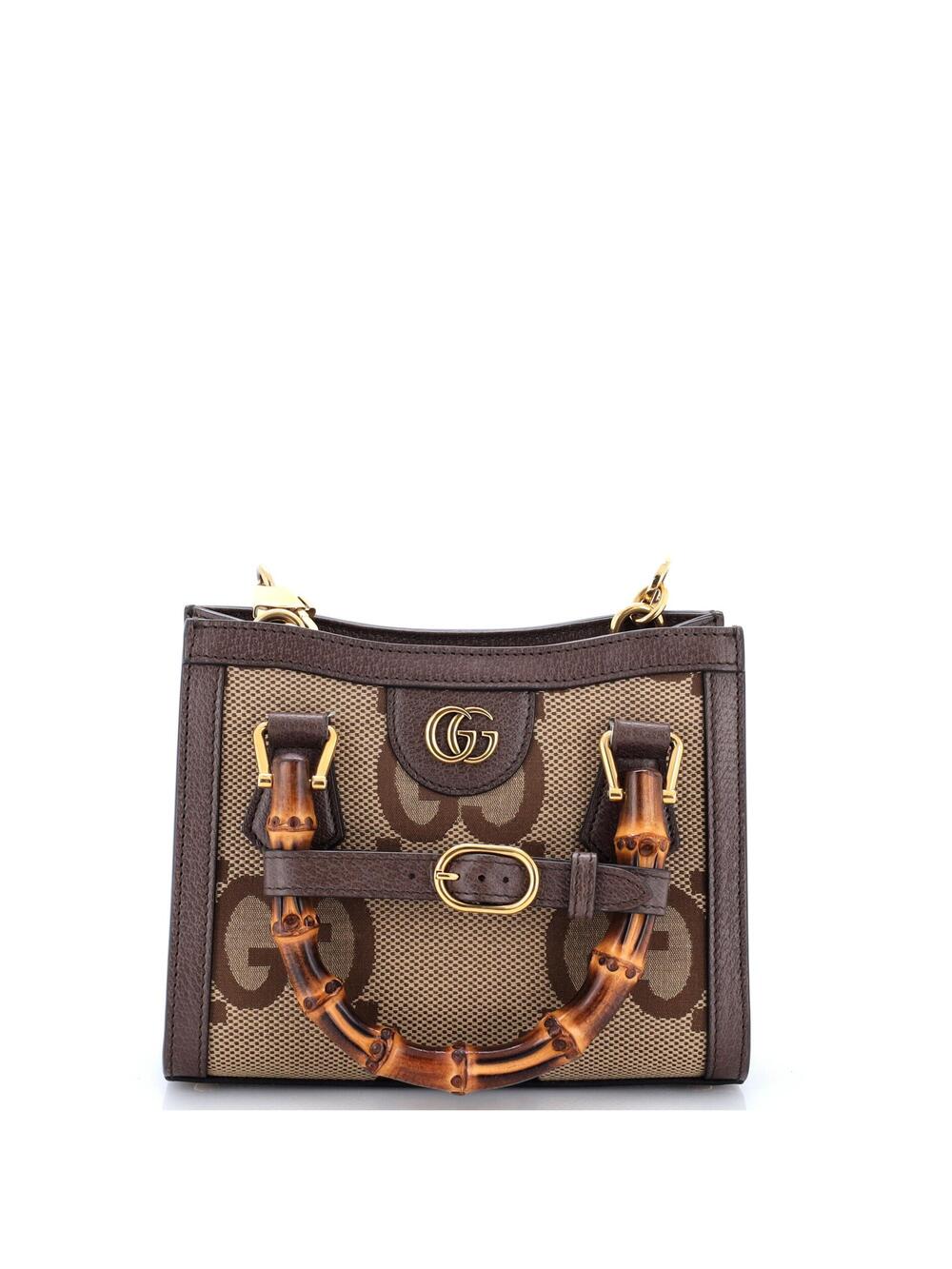 Gucci Diana Nm Bamboo Handle Tote Jumbo #265979G20B